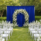Crinkle Shimmer 10ft H x 52" W Drape/Backdrop Panel - Royal Blue