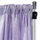 Crinkle Shimmer 10ft H x 52" W Drape/Backdrop Panel Lavender scrunched