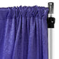 Crinkle Shimmer 10ft H x 52" W Drape/Backdrop Panel Purple scrunched