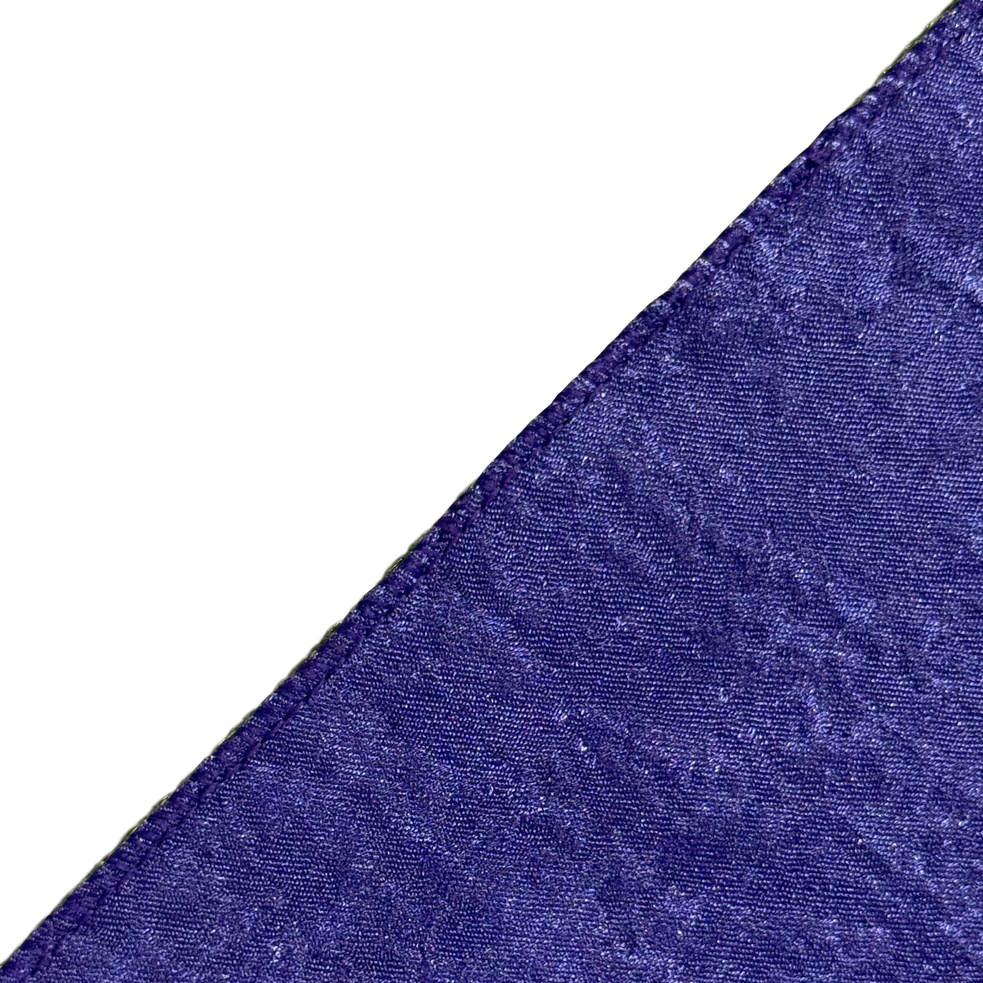 Crinkle Shimmer 10ft H x 52" W Drape/Backdrop Panel Purple serged finish