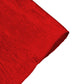 Crinkle Shimmer 10ft H x 52" W Drape/Backdrop Panel Red pocket close up