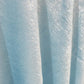 Crinkle Shimmer 120" Round Tablecloth Baby Blue close up