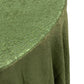 Crinkle Shimmer 120" Round Tablecloth Willow Green edge view