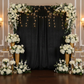 Crinkle Shimmer 12ft H x 52" W Drape/Backdrop Panel - Black