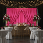 Crinkle Shimmer 12ft H x 52" W Drape/Backdrop Panel - Fuchsia
