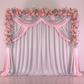 Crinkle Shimmer 12ft H x 52" W Drape/Backdrop Panel - Silver