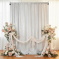 Crinkle Shimmer 12ft H x 52" W Drape/Backdrop Panel - Silver