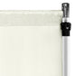 Crinkle Shimmer 12ft H x 52" W Drape/Backdrop Panel Ivory backside view