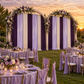 Crinkle Shimmer 12ft H x 52" W Drape/Backdrop Panel Lavender