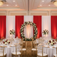 Crinkle Shimmer 12ft H x 52" W Drape/Backdrop Panel Red for Ballroom Wedding