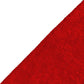 Crinkle Shimmer 12ft H x 52" W Drape/Backdrop Panel Red serged edge view