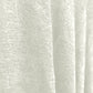 Crinkle Shimmer 132" Round Tablelcoth Ivory close up