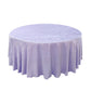 Crinkle Shimmer 132" Round Tablecloth Lavender full view