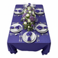 Crinkle Shimmer 90"x132" Rectangular Tablecloth Purple 