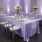 Crinkle Shimmer 90"x156" Rectangular Tablecloth - Lavender