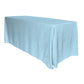 Crinkle Shimmer 90"x156" Rectangular Tablecloth Baby Blue angled view
