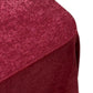 Crinkle Shimmer 90"x156" Rectangular Tablecloth Burgundy edge view