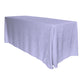 Crinkle Shimmer 90"x156" Rectangular Tablecloth Lavender angled view