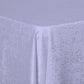 Crinkle Shimmer 90"x156" Rectangular Tablecloth Lavender close up