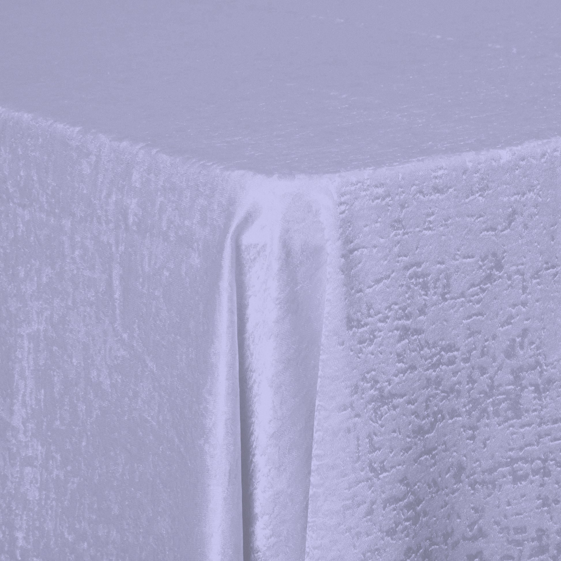 Crinkle Shimmer 90"x156" Rectangular Tablecloth Lavender close up