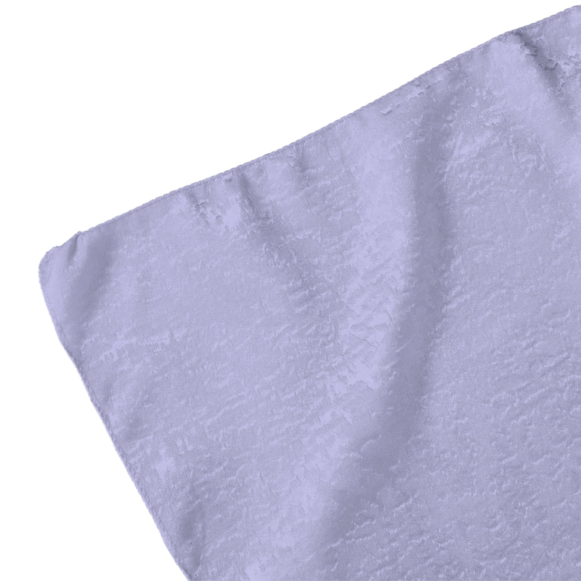 Crinkle Shimmer 90"x156" Rectangular Tablecloth Lavender serged edge finish