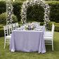 Crinkle Shimmer 90"x156" Rectangular Tablecloth - Lavender