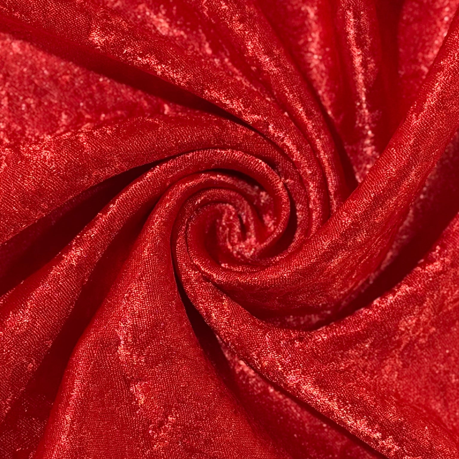 Crinkle Shimmer Red fabric