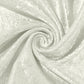 Crinkle Shimmer Ivory fabric