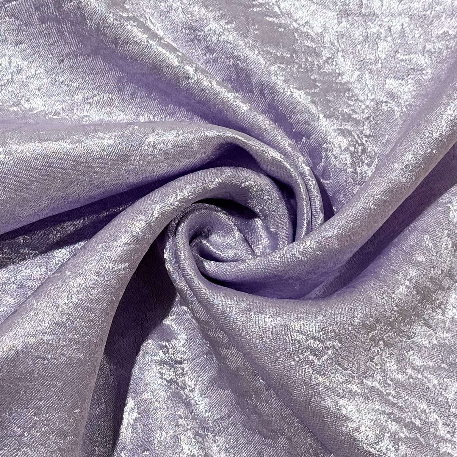 Crinkle Shimmer Lavender fabric