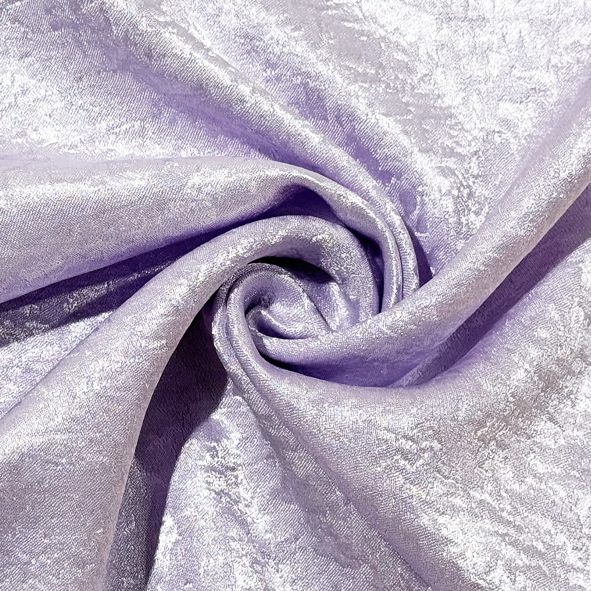Crinkle Shimmer Lavender fabric