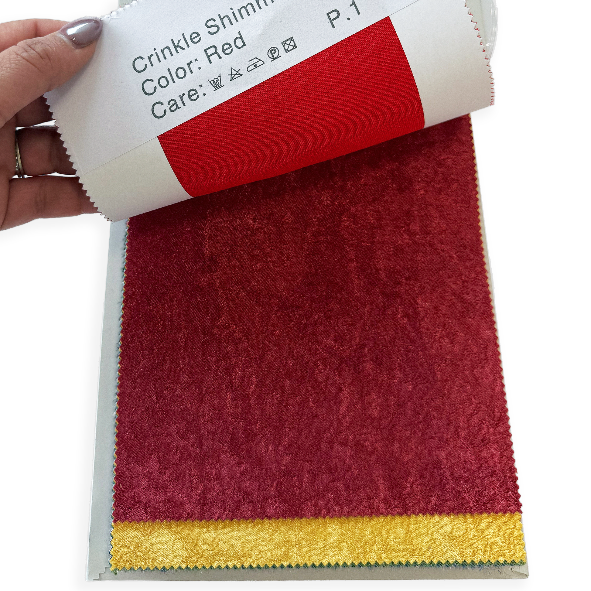 Crinkle Shimmer Swatch Booklet
