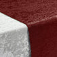 Crinkle Shimmer Table Runner Burgundy serged finish