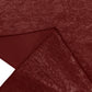 Crinkle Shimmer Table Runner Burgundy underside