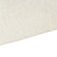 Crinkle Shimmer Table Runner Ivory serged edge finish