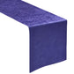 Crinkle Shimmer Table Runner Purple angled view