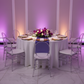 Crinkle Shimmer Table Runner Purple for Modern Anniversary