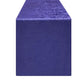 Crinkle Shimmer Table Runner Purple end view