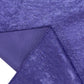 Crinkle Shimmer Table Runner Purple underside view