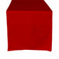 Crinkle Shimmer Table Runner Red front view