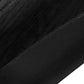 Crinkle Velvet 120" Round Tablecloth Black underside view