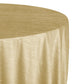 Crinkle Velvet 120" Round Tablecloth Champagne fabric close up