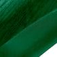 Crinkle Velvet 132" Round Tablecloth Emerald Green fabric underside