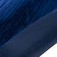 Crinkle Velvet 132" Round Tablecloth - Navy Blue underside