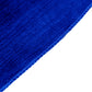 Crinkle Velvet 132" Round Tablecloth Royal Blue serged edge finish