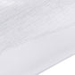 Crinkle Velvet 132" Round Tablecloth White fabric underside
