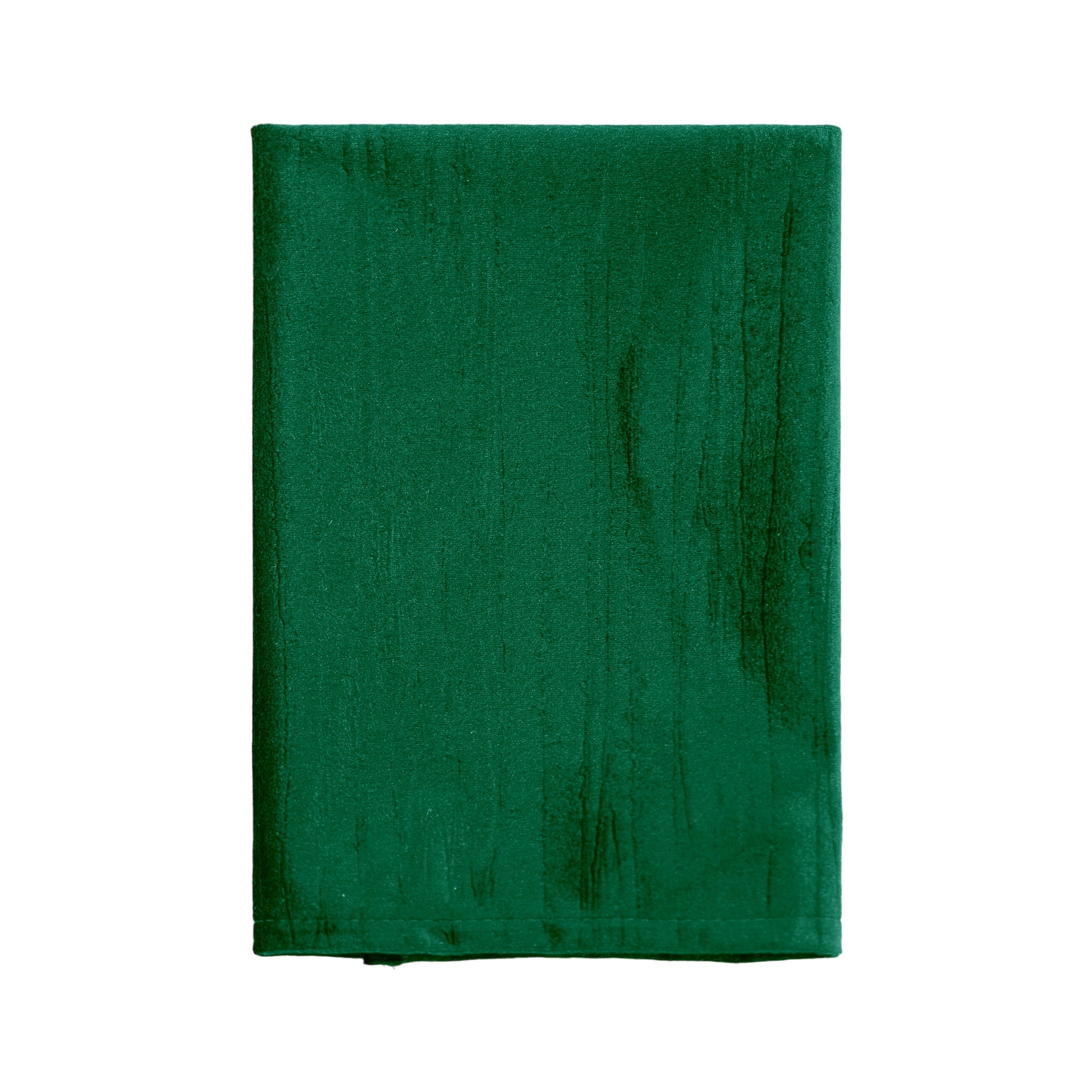 Crinkle Velvet 20"x20" Linen Napkin Emerald Green fold