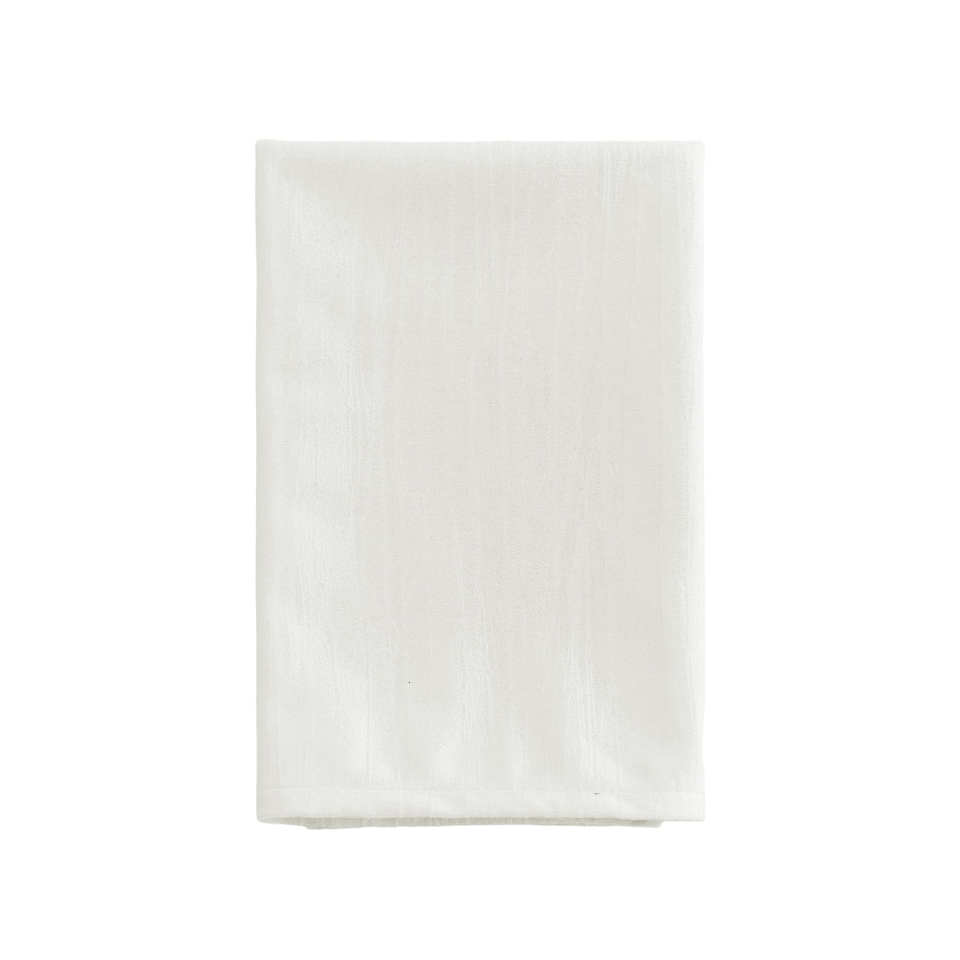 Crinkle Velvet 20"x20" Linen Napkin Ivory