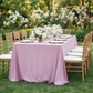 Crinkle Velvet 90"x156" Rectangular Tablecloth - Pink