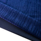 Crinkle Velvet Navy Blue fabric close up
