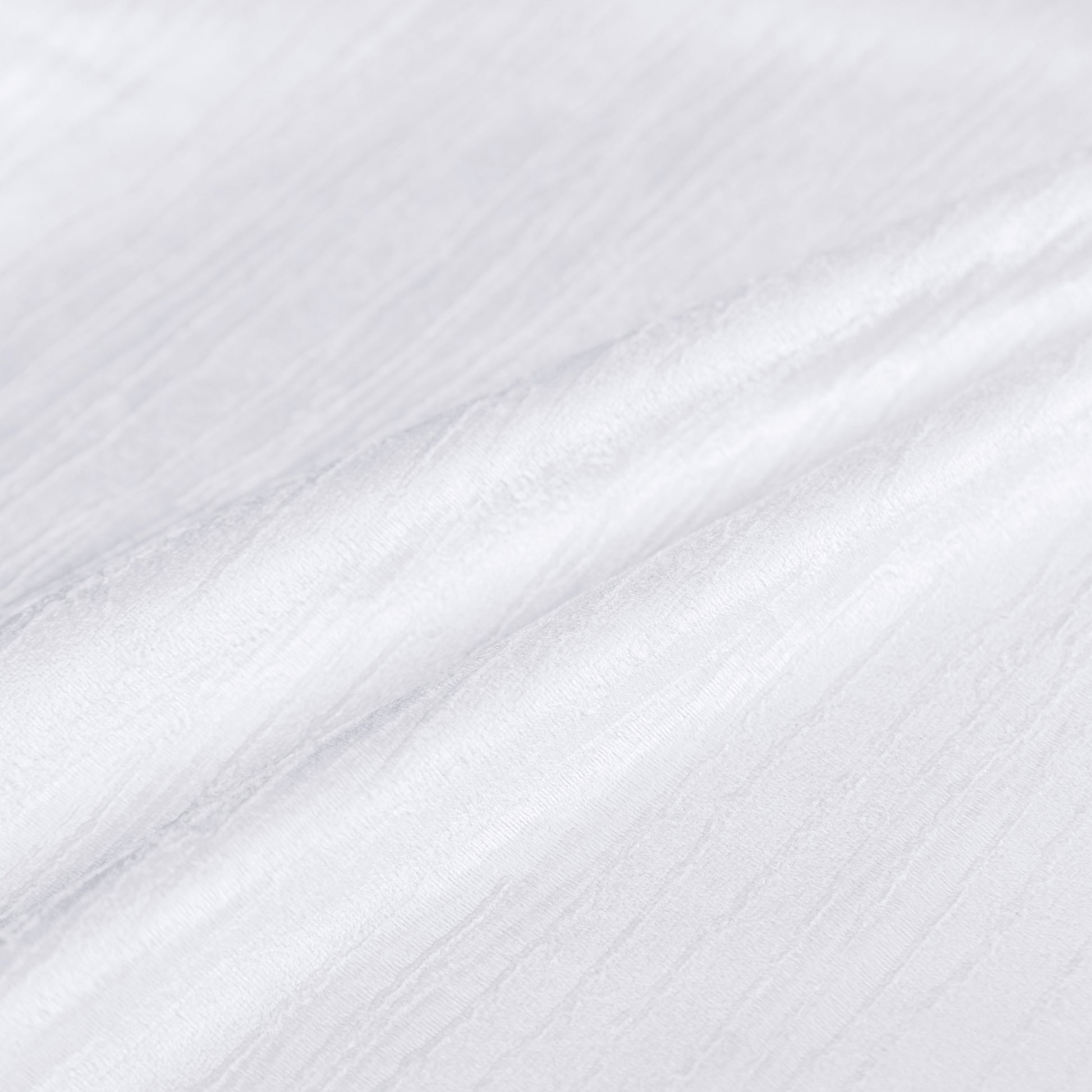 Crinkle Velvet White fabric